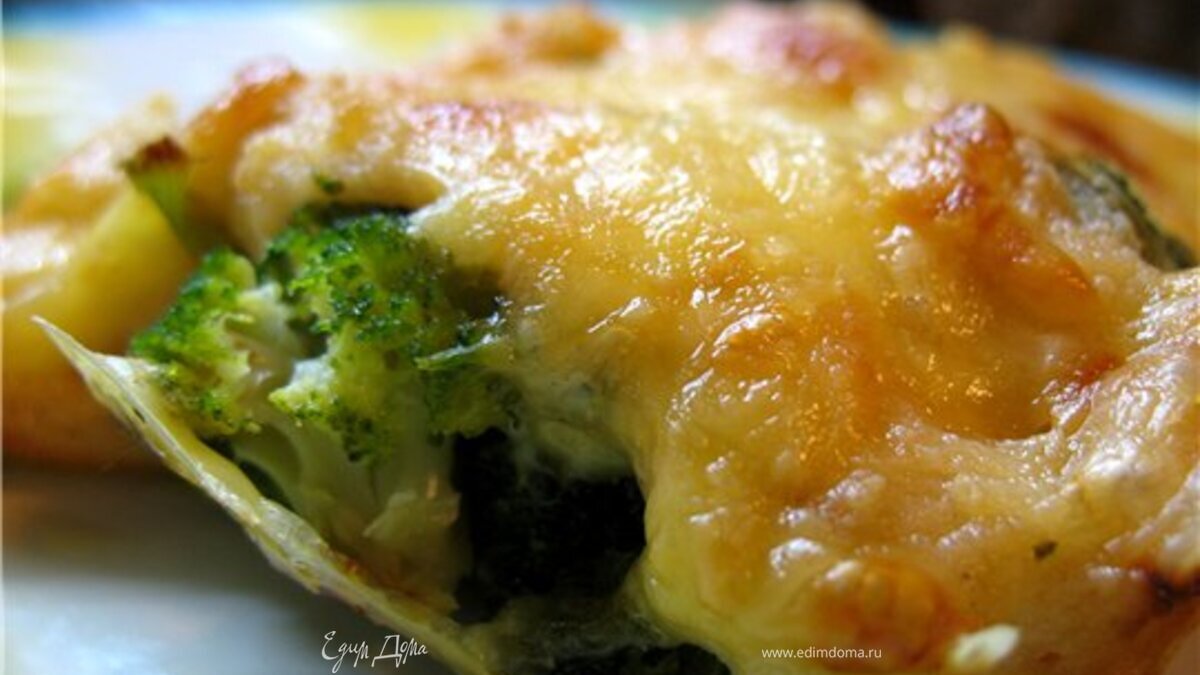 Цветная капуста и брокколи под сыром