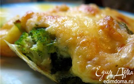 Рецепт Цветная капуста и брокколи под сыром