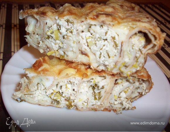 Блинный пирог "Улитка" Блинный пирог "Улитка"