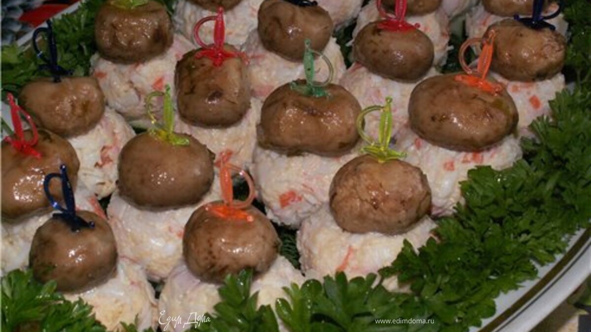 Закуска "Грибная полянка"