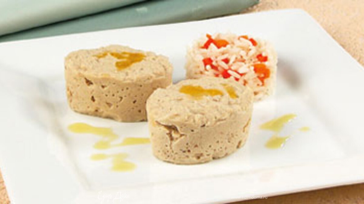 Суфле из курицы c овощами