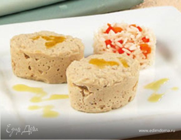 Суфле из курицы c овощами