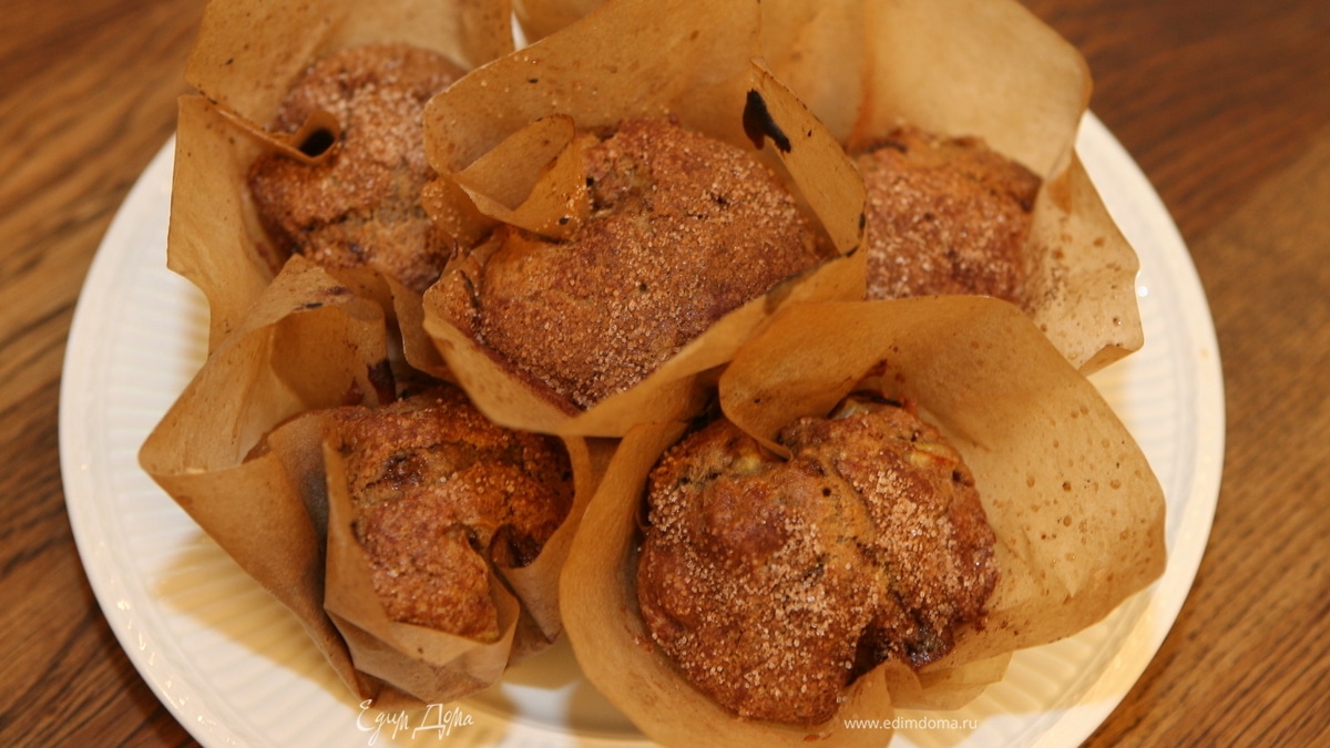 Кексы с ревенем