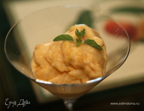 Сорбе из персиков Сорбе из персиков