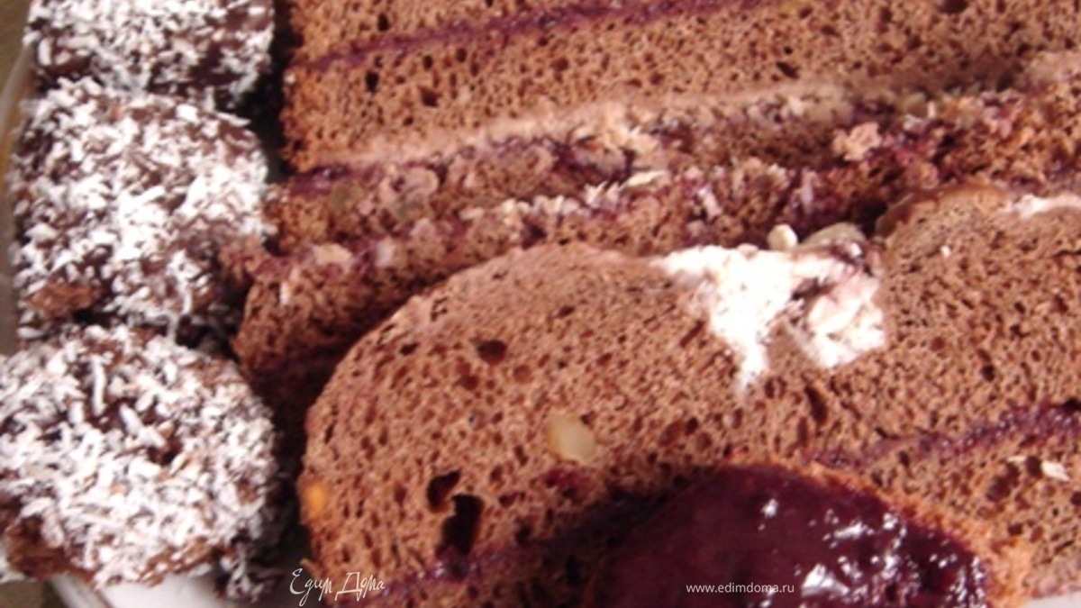 Кекс дрожжевой с кокосом