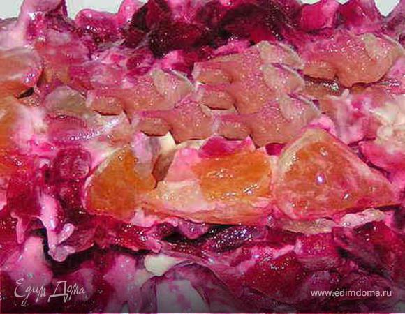 Салат "С красной рыбой"