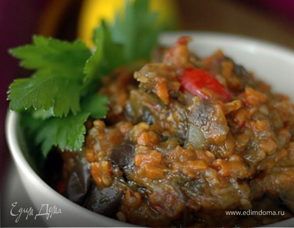 Икра "заморская" баклажанная (пост)