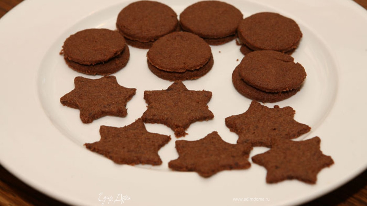 Шоколадно-кофейное печенье