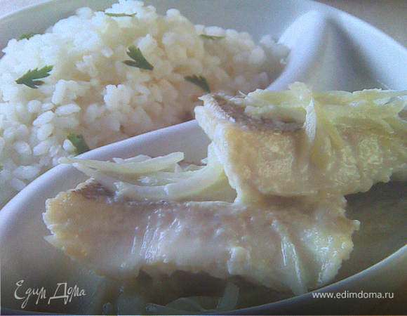 Рыба, тушеная в молоке