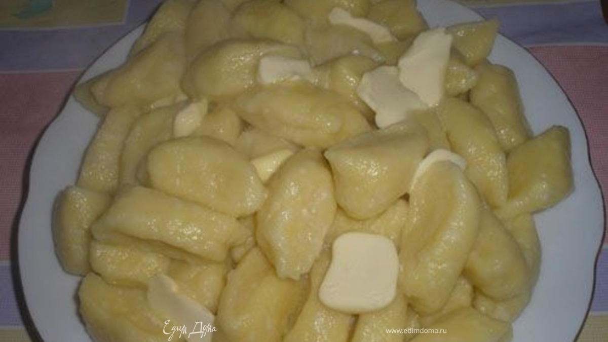 Вареники с соленым творогом