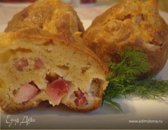 Маффины с ветчиной Маффины с ветчиной