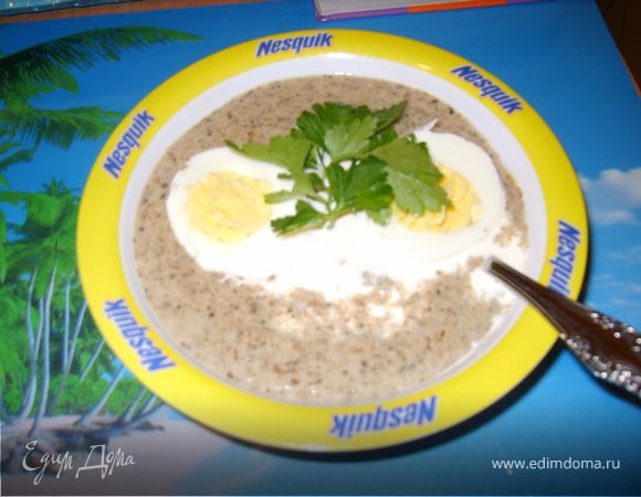 Суп-пюре из лесных грибов и цукини Суп-пюре из лесных грибов и цукини