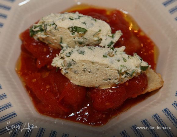 Закуска из творога с томатами Закуска из творога с томатами