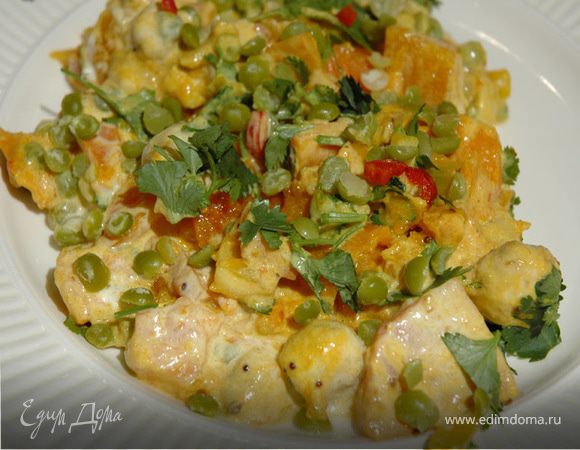 Вегетарианское карри с горохом Вегетарианское карри с горохом