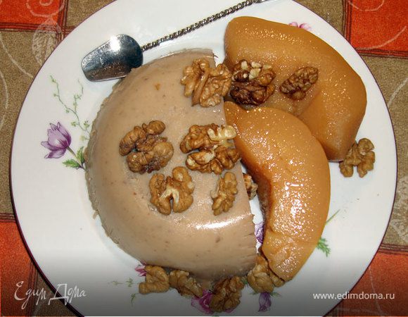 Ореховый крем-желе с айвой Ореховый крем-желе с айвой