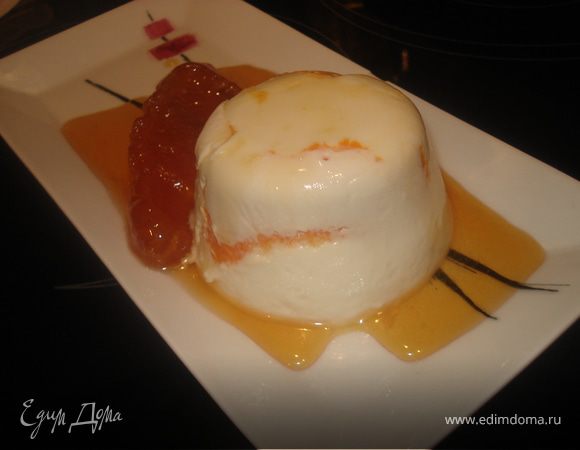 Панна котта с апельсиновой карамелью
