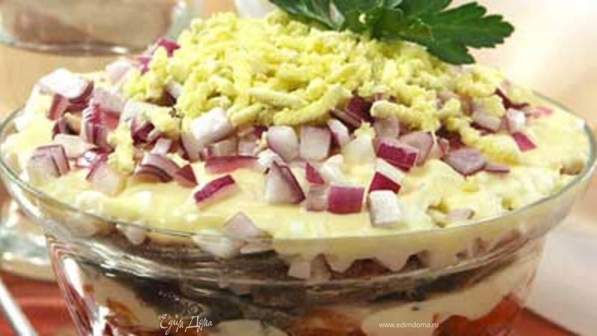 Салат слоеный