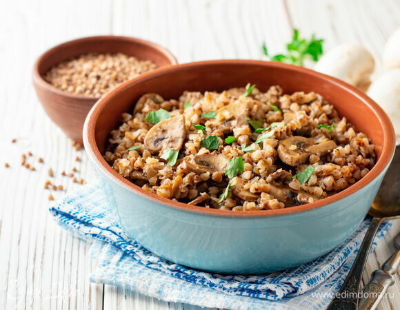 Гречка с грибами Гречка с грибами
