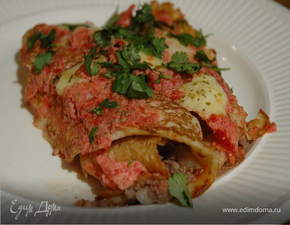 Блинчики с мясом Блинчики с мясом