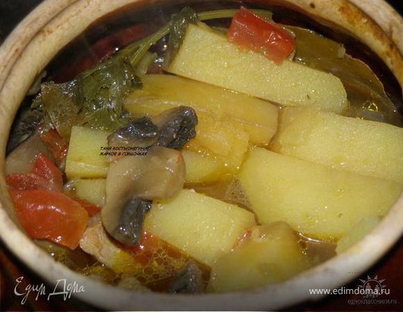 Жаркое в горшочках