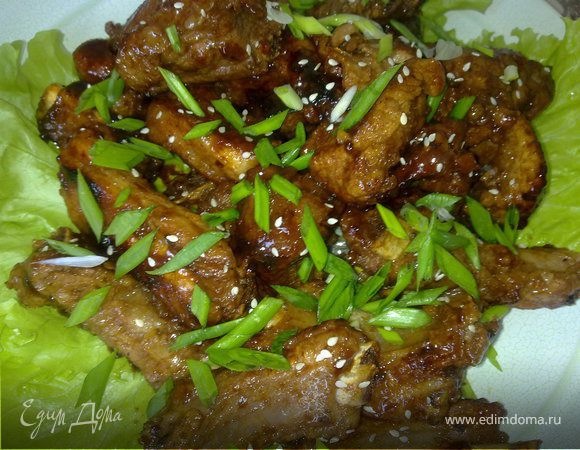 Острые свиные рёбрышки по-китайски Острые свиные рёбрышки по-китайски