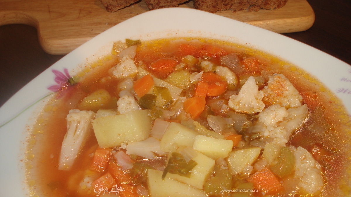 Супчик овощной