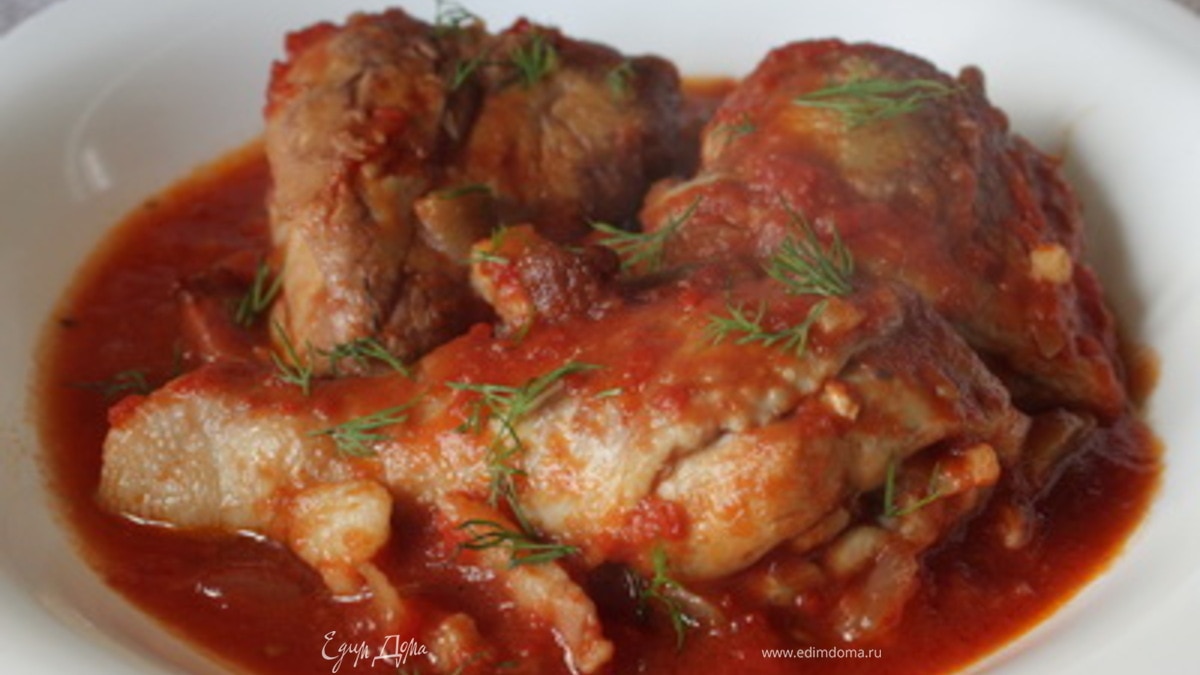 Цыпленок с томатами