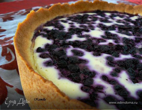 Творожный пирог с ягодами Творожный пирог с ягодами