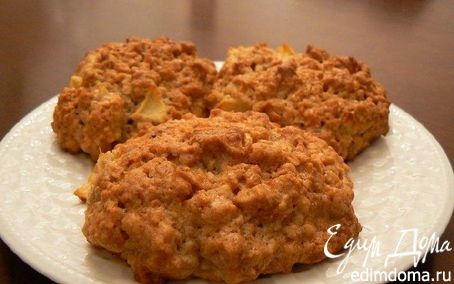Рецепт Овсяное печенье с яблоками