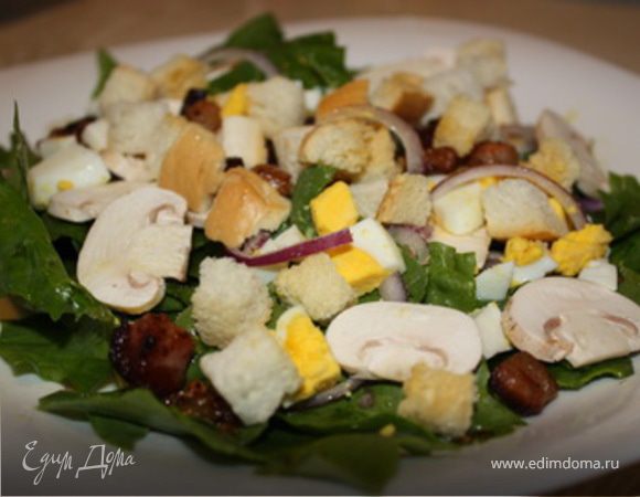 Салат со шпинатом