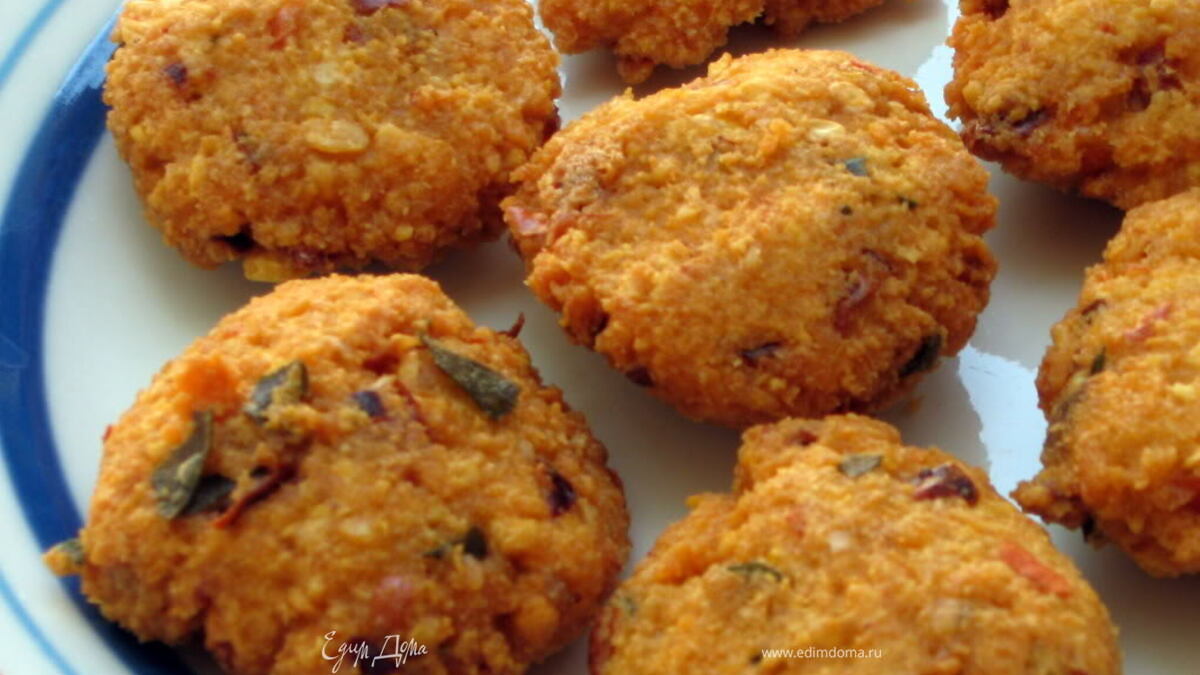 Постные чечевичные котлеты