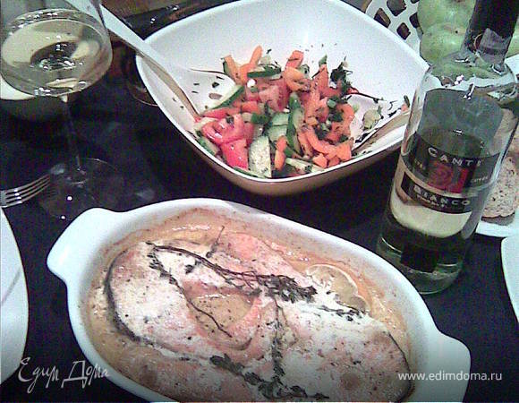 Запеченная семга Запеченная семга