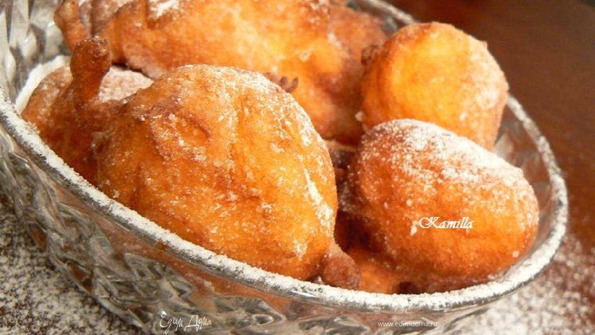 Fritelle di Ricotta e Rhum или пончики с творогом