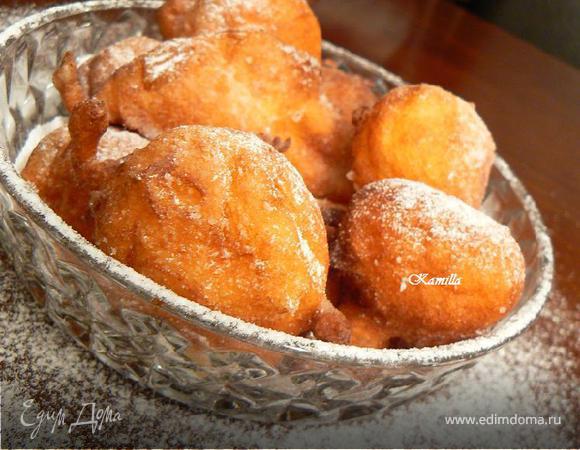 Fritelle di Ricotta e Rhum или пончики с творогом Fritelle di Ricotta e Rhum или пончики с творогом