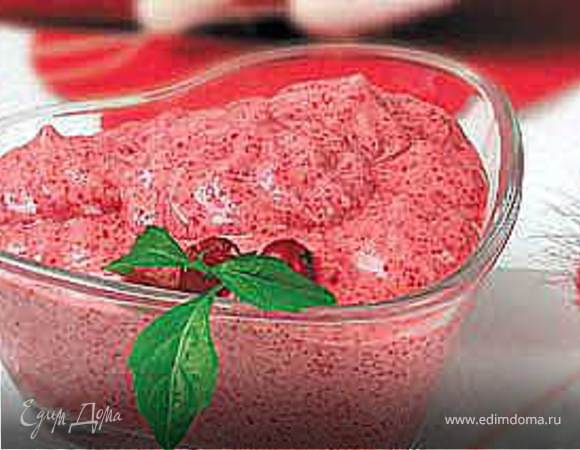 Мусс клюквенный 