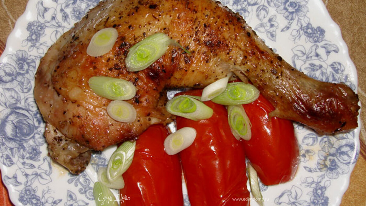 Куриные  окорочка с можжевельником