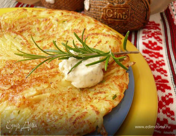 Диетическая жареная картошка с розмарином