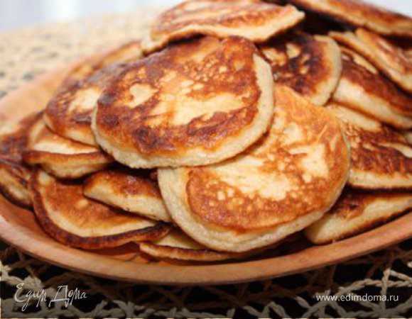 Оладьи с яблоками Оладьи с яблоками