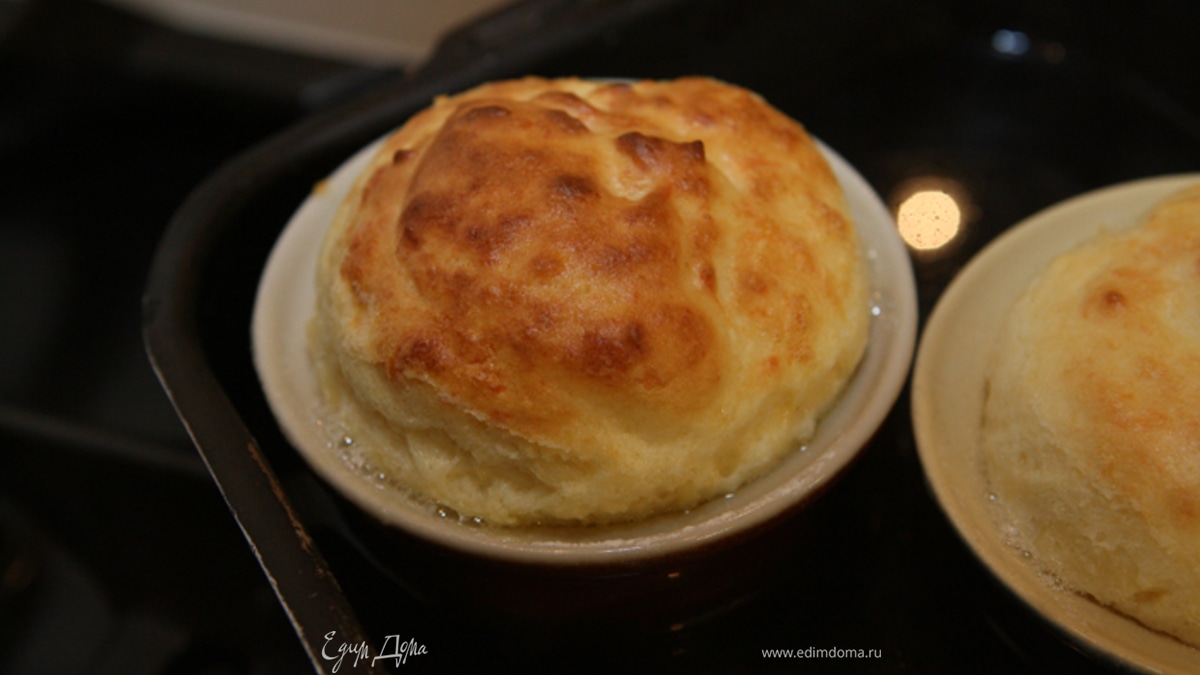 Сырное суфле c пряностями