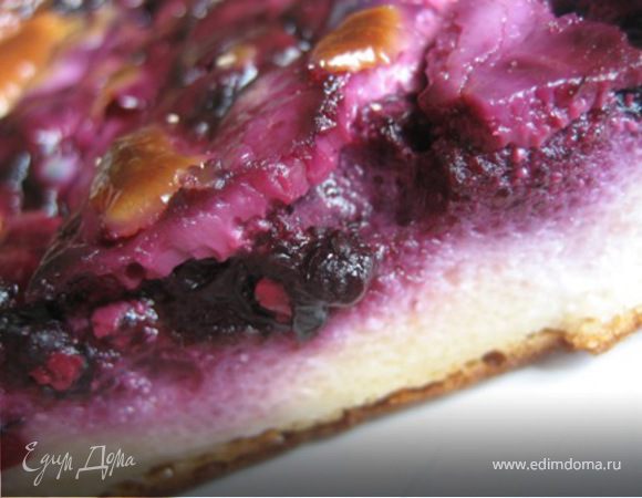 Творожно-черничный пирог 