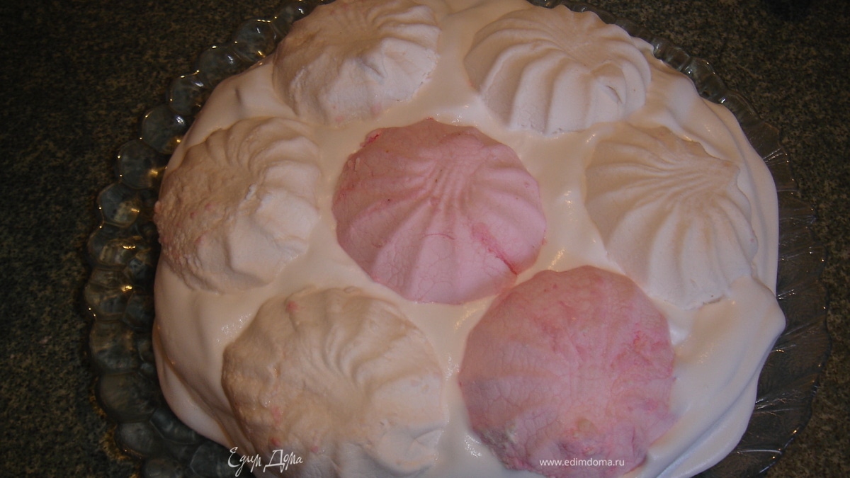 Зефирно-фруктовый торт