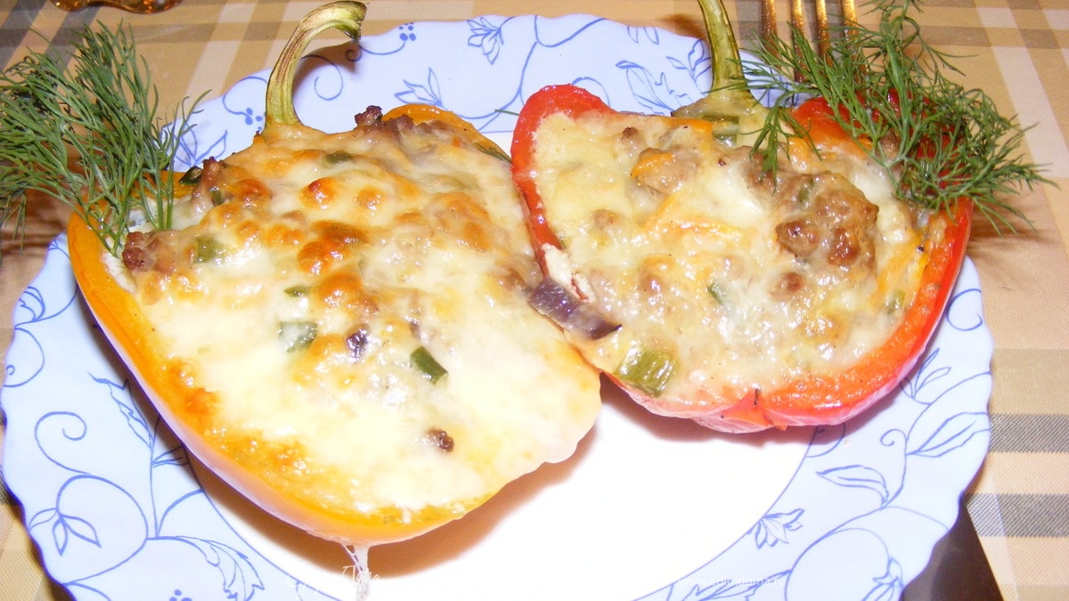 перцы с моцареллой