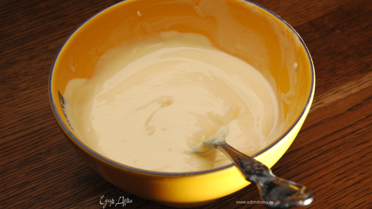 Заварной крем из йогурта