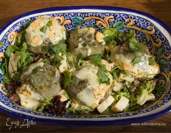 Салат с артишоками и сыром Салат с артишоками и сыром