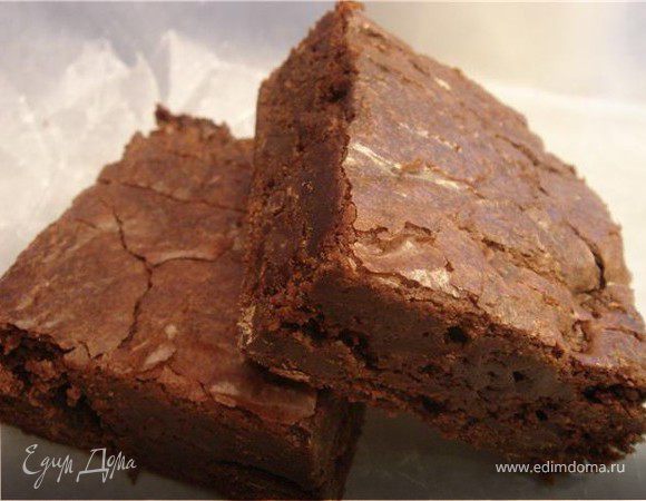 Легкие шоколадные брауни Легкие шоколадные брауни