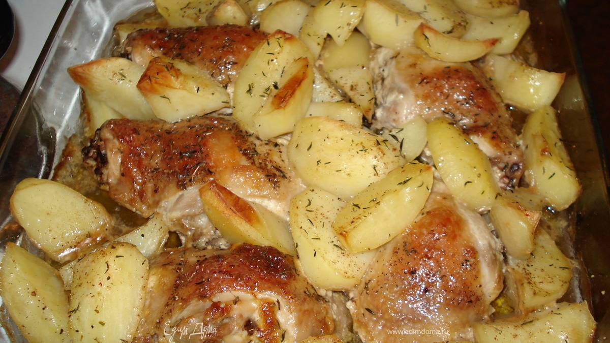 Курочка на скорую руку