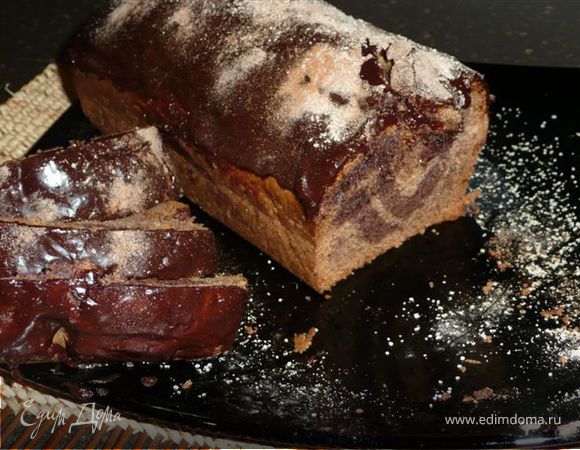 Шоколадно-мраморный кекс