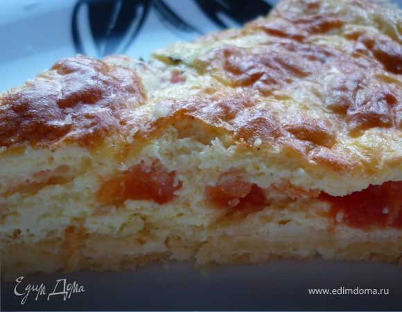 Пирог-суфле с помидорами Пирог-суфле с помидорами