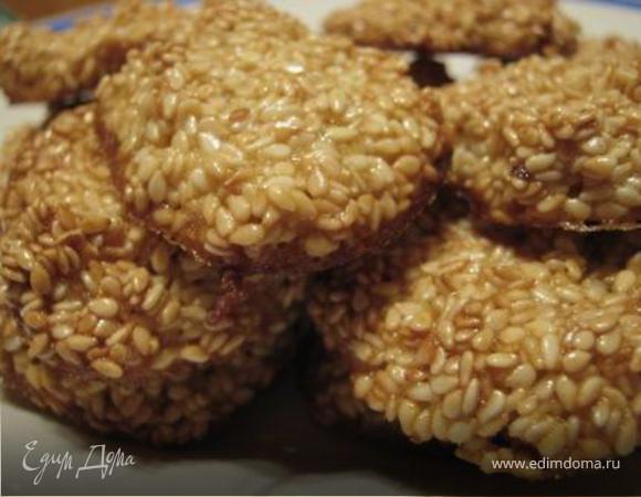 Кунжутное печенье