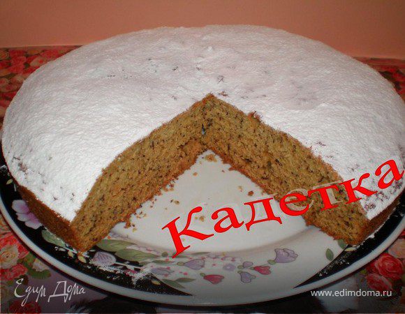 Пирог с бананом